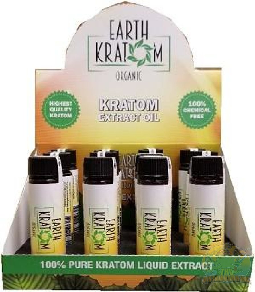 Earth Kratom Organic Extract Oil Shot (12 Count) – THV Distribution Inc.