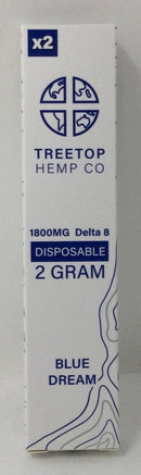 Treetop Delta 8 Disposable 1800mg 2 G