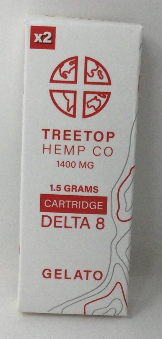 Treetop Delta 8 Cartridge 1400 mg 1.5 G