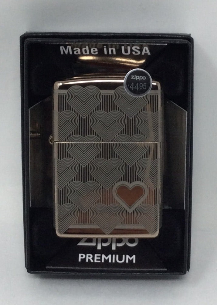 Zippo Hearts or Flowers