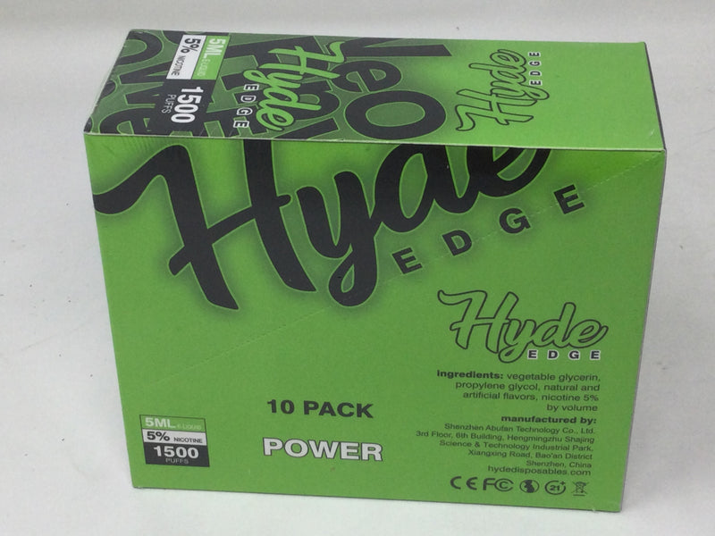 Hyde Edge Disposable 50mg 1500 Puffs 6mL Box of 10