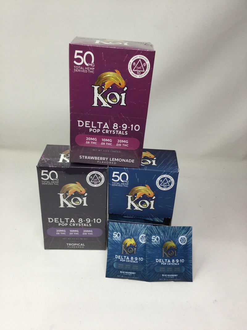 Koi Delta 8-9-10 Pop Crystals Box of