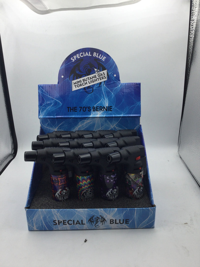 Special Blue Lighter Displays