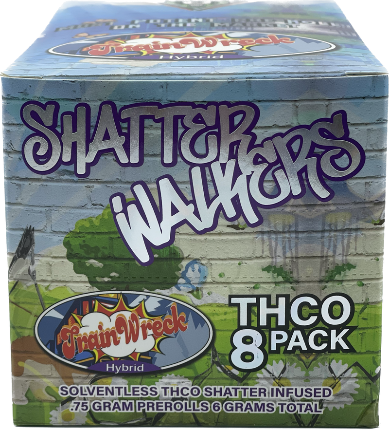 Dazed Shatter WLKERS D8 THCO PREROLLS